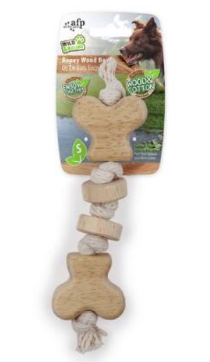 [847922055004] All For Paws Wild & Nature Ropey Wood Bone (Small)