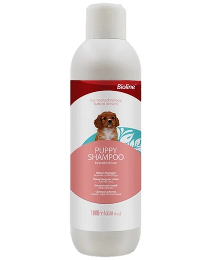 [6970117120813] Bioline Puppy Shampoo for Mild Care (1 Liter)