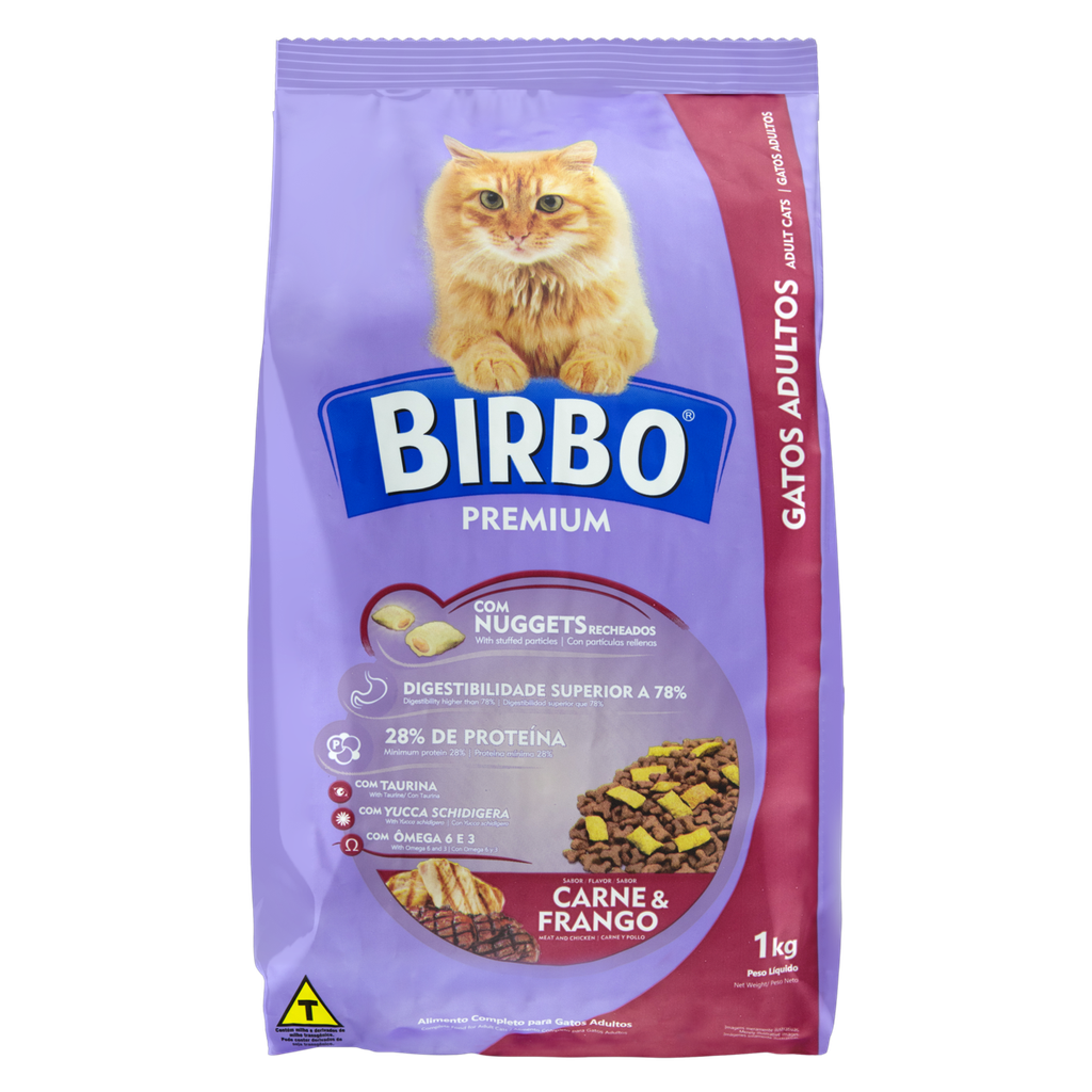 Birbo Premium Meat and Chicken with Nuggets Adult Cat