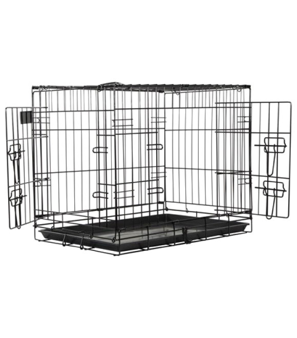 Dog Fort Crate With 2 Doors
