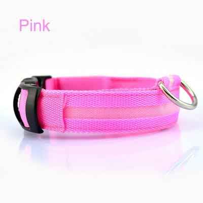 Dog LED Collar Pink