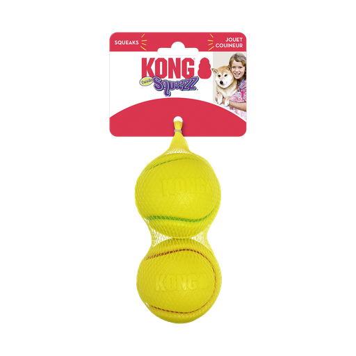 [035585775159] Kong Air Dog Squeaker Tennis Ball (Small)