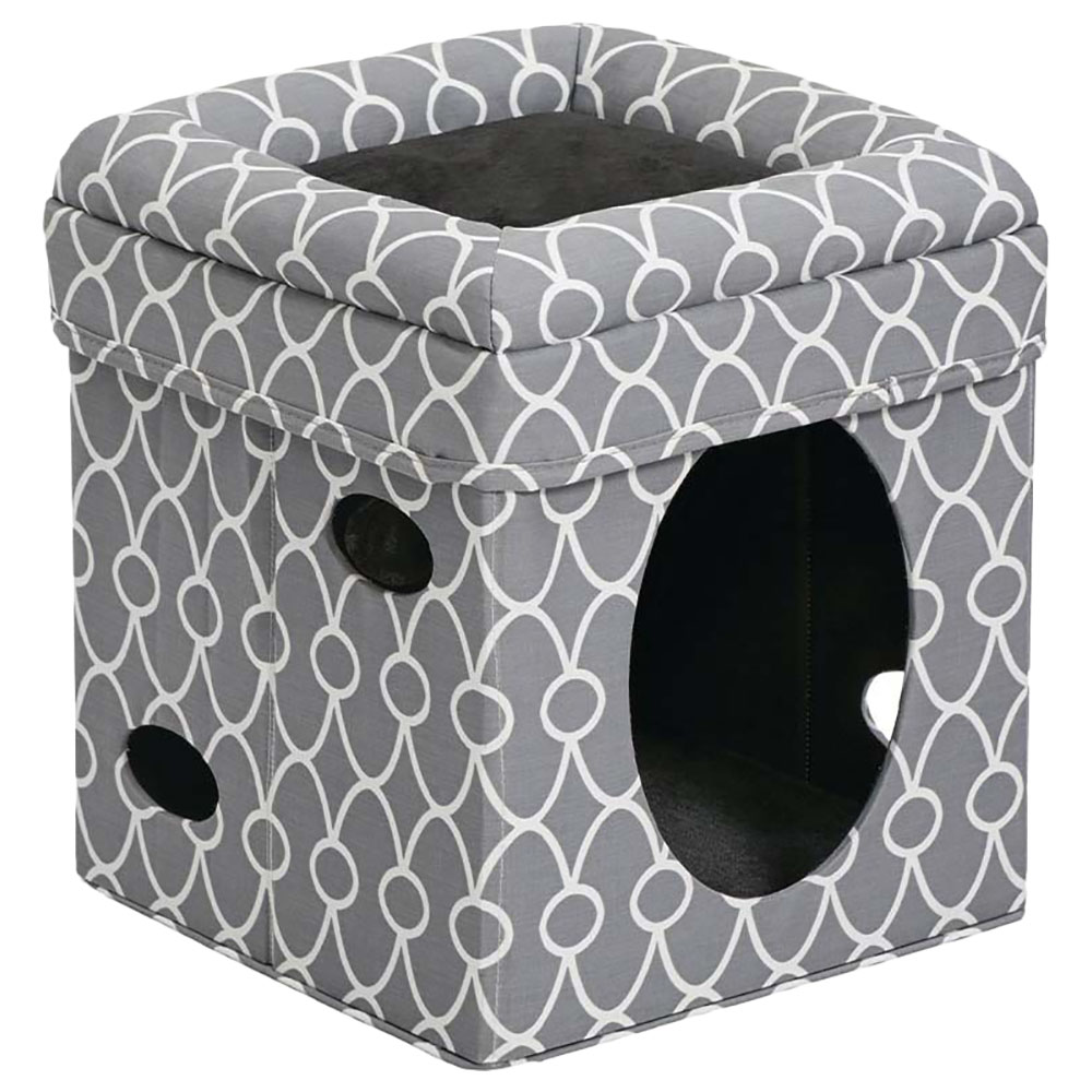 Midwest Curious Cat Cube 38.4X38.4X42cm