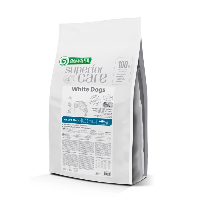 [4771317475930] Nature's Protection Superior Care – Dog – White Coat All Life Stage White Fish (10 kg)