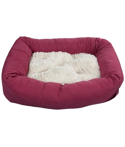 Pawise Dog Bed With Remove Pillow Red