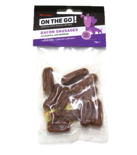 [5206819015159] Pet Interest OTG Bacon Sausages (75g)