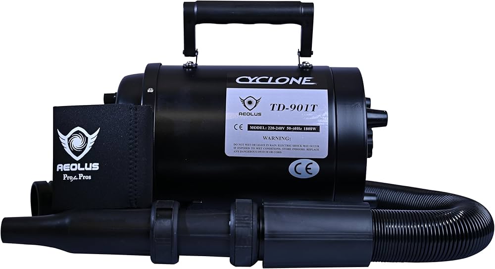 Aeolus Cyclone Super Single Motor Dryer 1800W Black