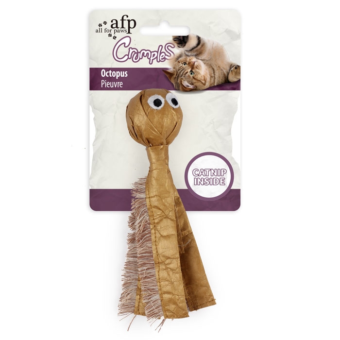 All For Paws Crumples - Octopus - Gold