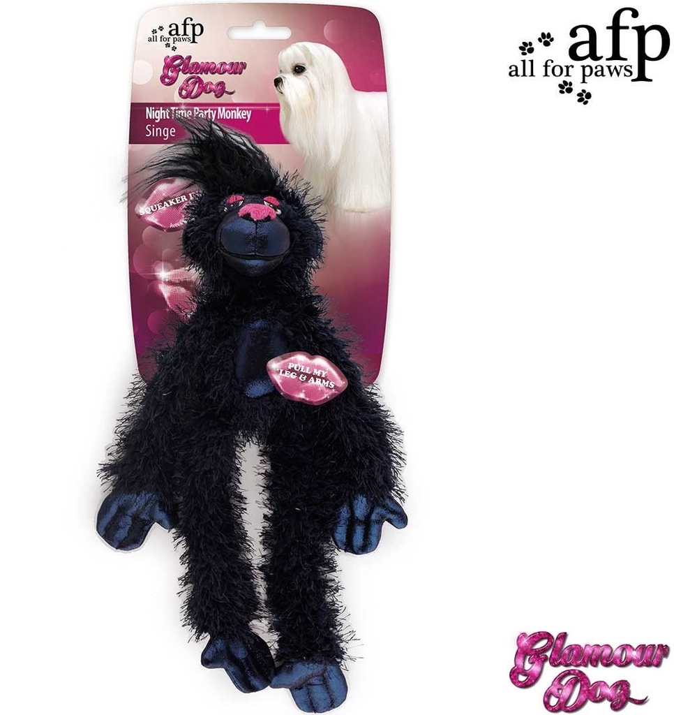 All For Paws Glamour Dog - Night Time Party Monkey