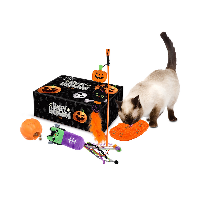 All For Paws Halloween Cat Toy Gift Set