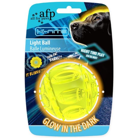 All For Paws K-Nite Glowing Flap Ball