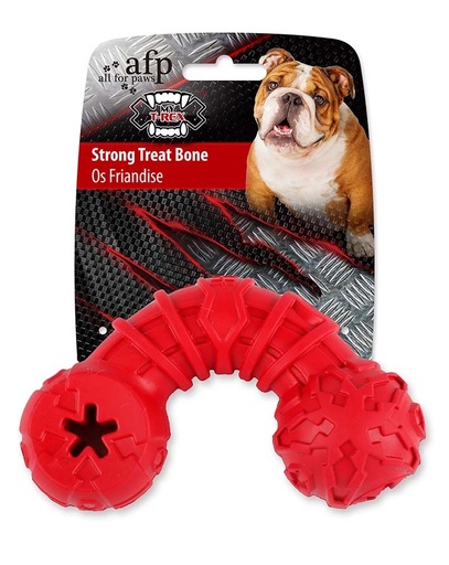 [847922043117] All For Paws Mighty Rex - Strong Treat Bone Red