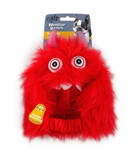 [847922076306] All For Paws Monster hat - Red
