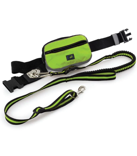 [847922084158] All For Paws Outdoor - Jogging Leash Green