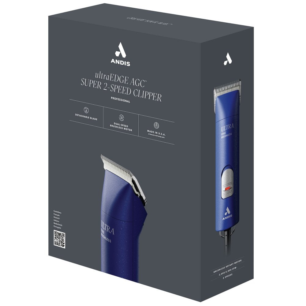 Andis Ultra Edge Super 2 Speed Clipper Blue