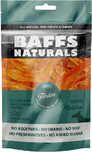 [8683229861298] Baffs Naturals Beef Tendon 100g