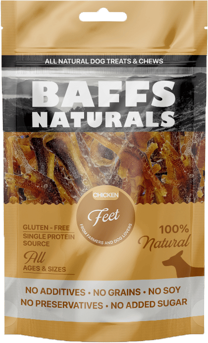Baffs Naturals Chicken Feet 100g