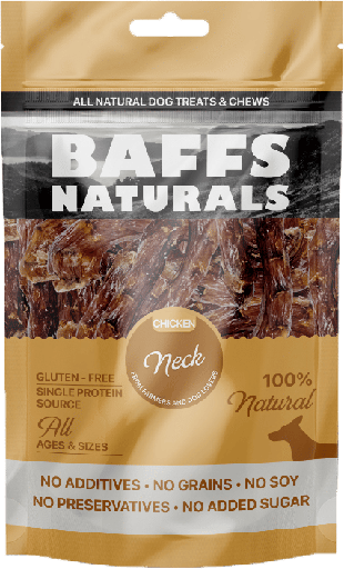 [8683229861427] Baffs Naturals Chicken Neck 100g