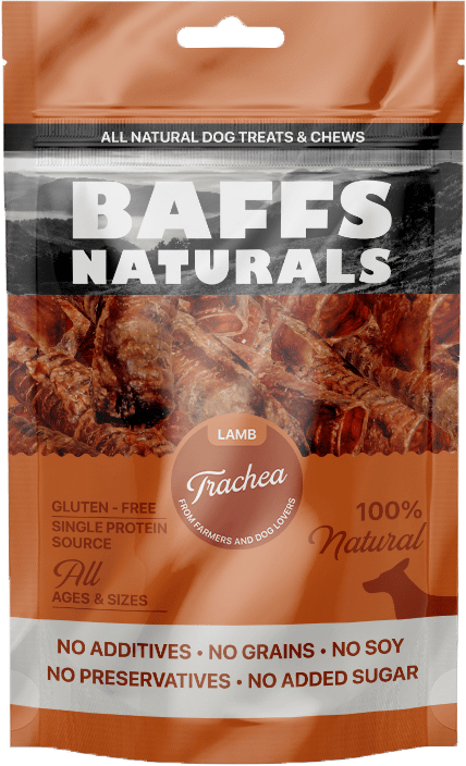 Baffs Naturals Lamb Trachea 100+g