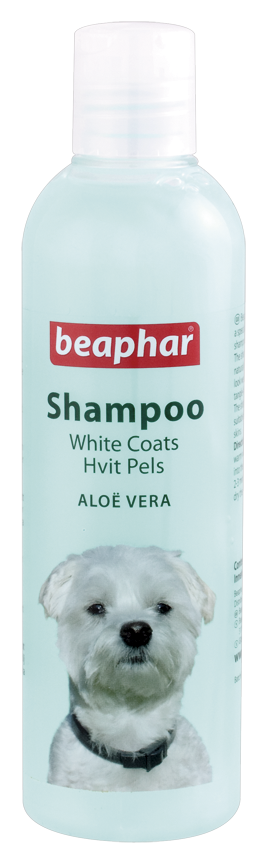 Beaphar Aloe Vera White Coats Shampoo 250ml For Dogs