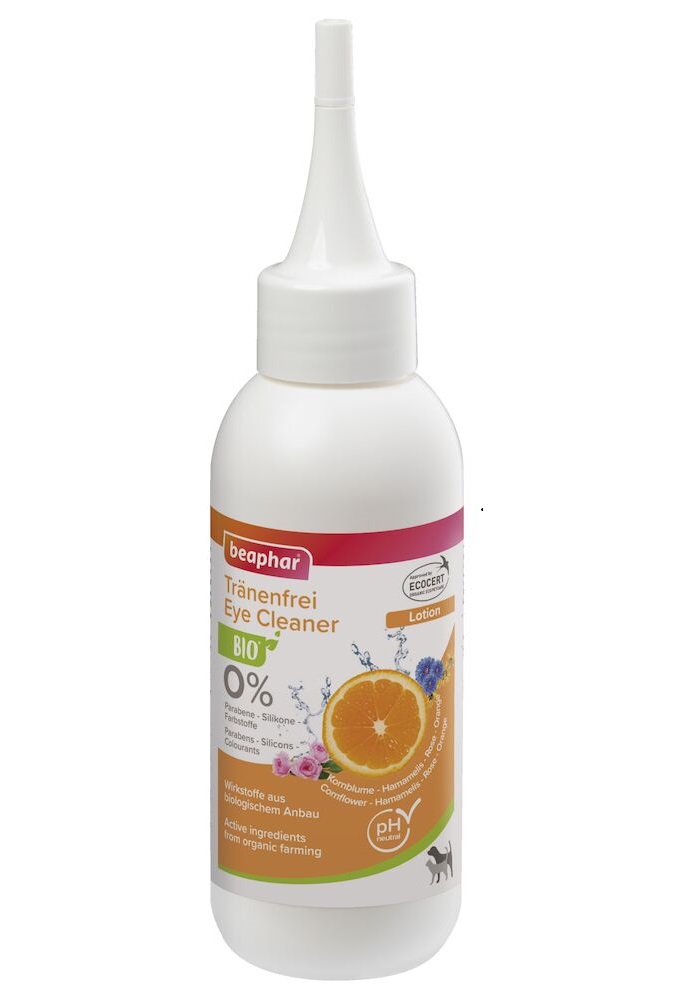Beaphar Bio Cosmetic Eye Lotion 100ml - with Floral Water & Orange 