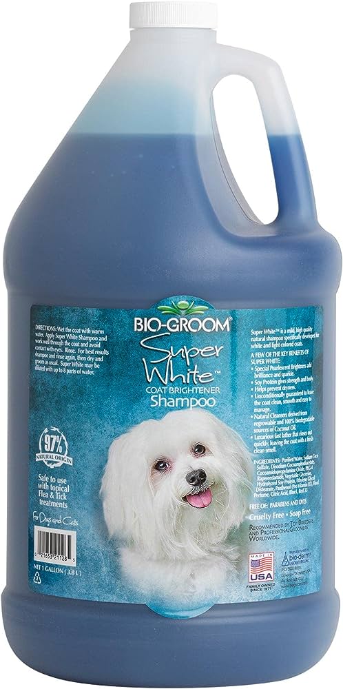 Bio-Groom Super White Coat Brightener Shampoo 3.8L