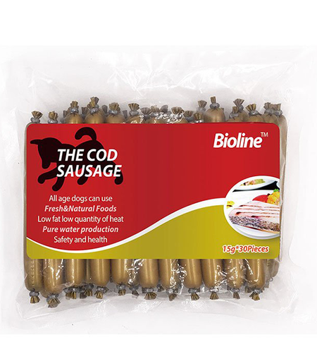 [6970117122381] Bioline Cod Sausage 15gX30pk