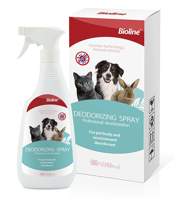 Bioline Deodorizing Spray Pets 500ML