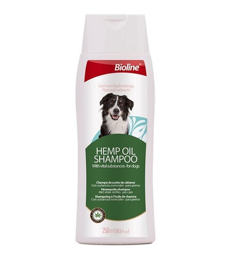 [6970117124545] Bioline Hemp Oil Shampoo for Dogs 250ml