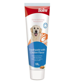 [6970117124408] Bioline Toothpaste Chicken Flavor 100g