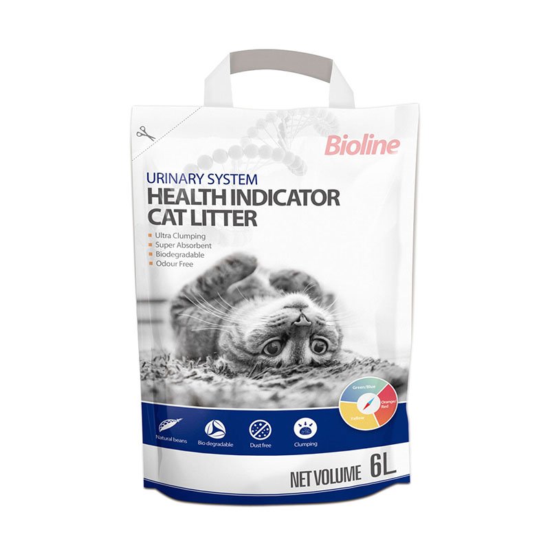 Bioline Urinary System Health Indicator Cat Litter 6 Liter
