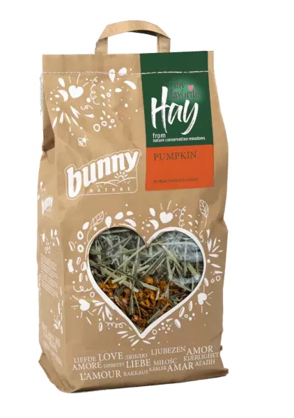 Bunny My Favorite Hay Pumkin For Dwarf Rabbits and Rodents 100g