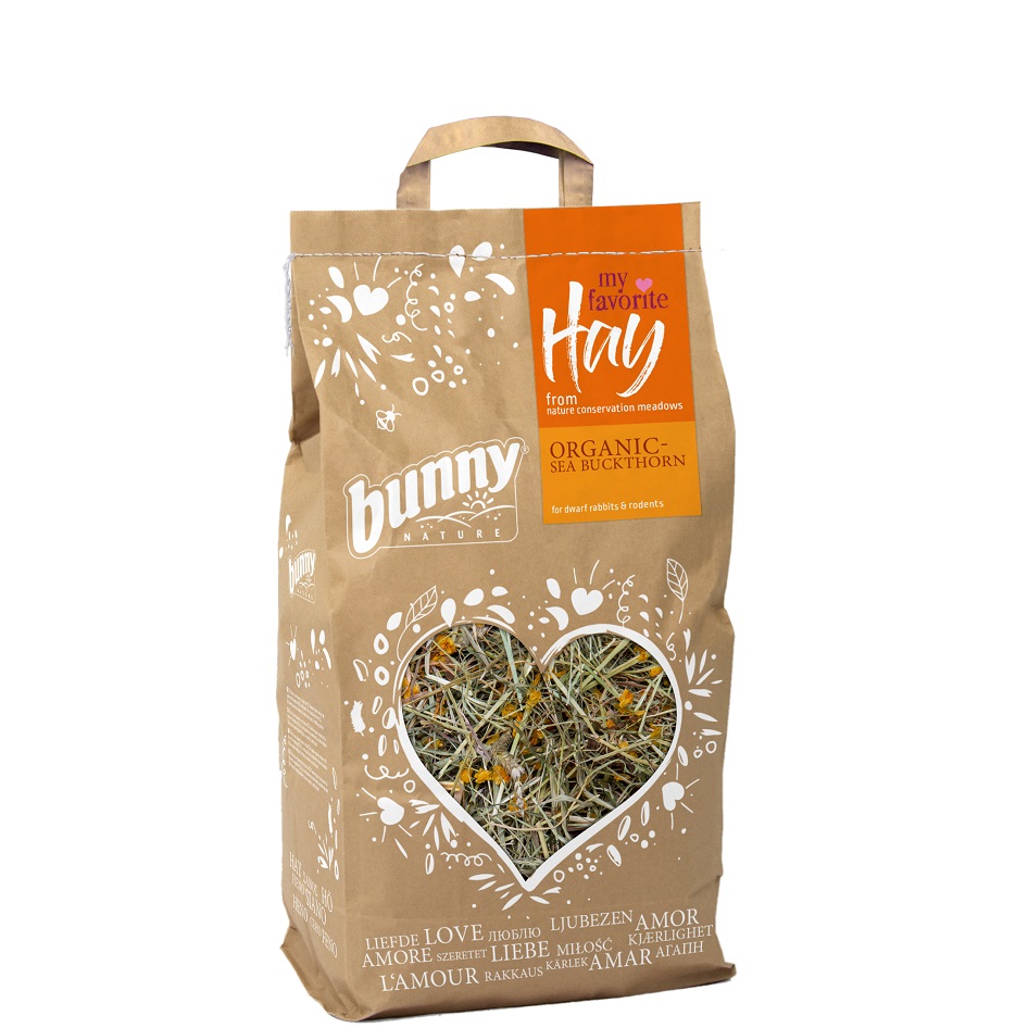 Bunny My Favorite Organic Sea Buckthorn For Dwarf Rabbits and Rodents 100g