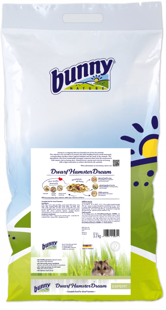 Bunny Nature Dwarf Hamster Dream Expert 3.2kg (OWN USE)