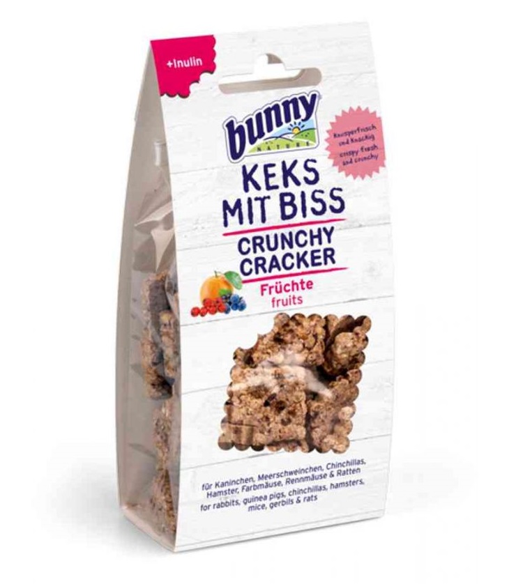Bunny Nature Keks Mit Biss Crunchy Crackers Fruits 50g