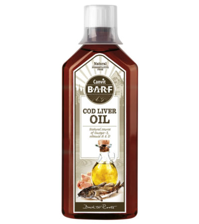 كانفيت B.A.R.F زيت كبد سمك القد 500 مل