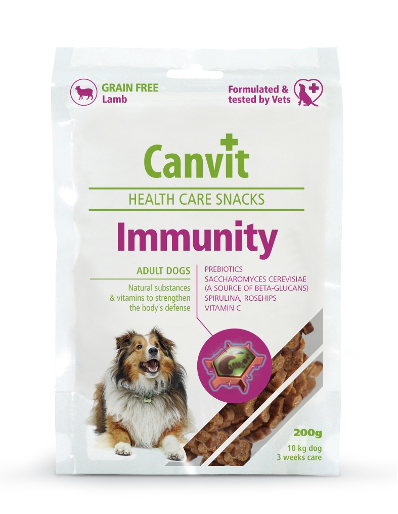 Canvit Health Care Snacks Immunity for Adult Dogs 200g