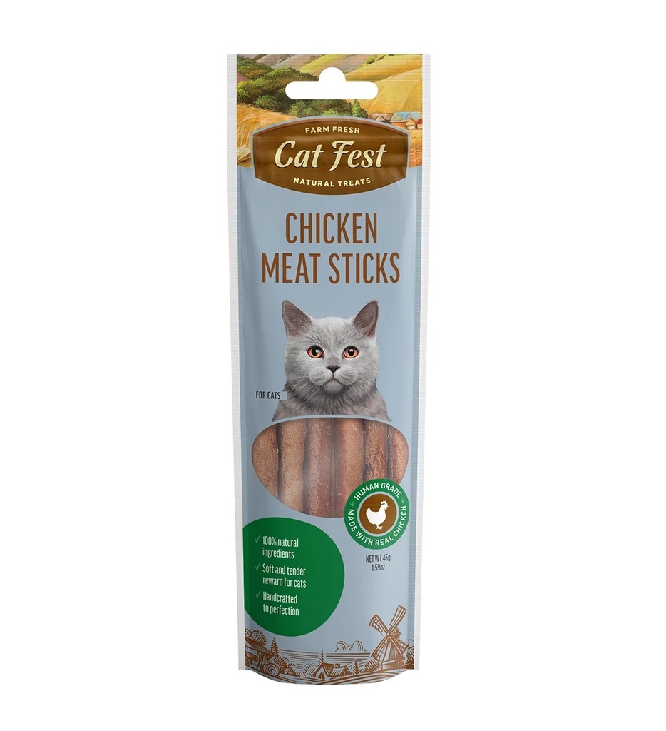 Cat Fest Farm Fresh Chicken Stick 45g