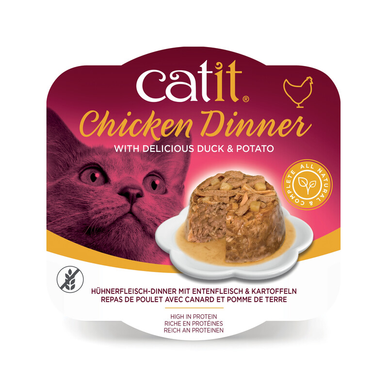 Hagen Catit Chicken Dinner with Duck and Potato 80g