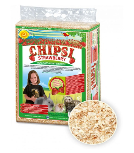 [4002973203125] Chipsi Pet Bedding Strawberry 3.2 kg