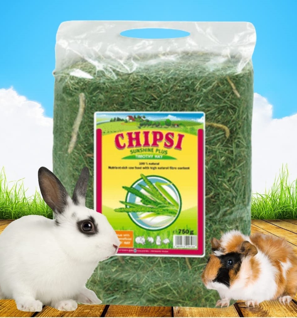 Chipsi Sunshine plus Timothy Hay 750g
