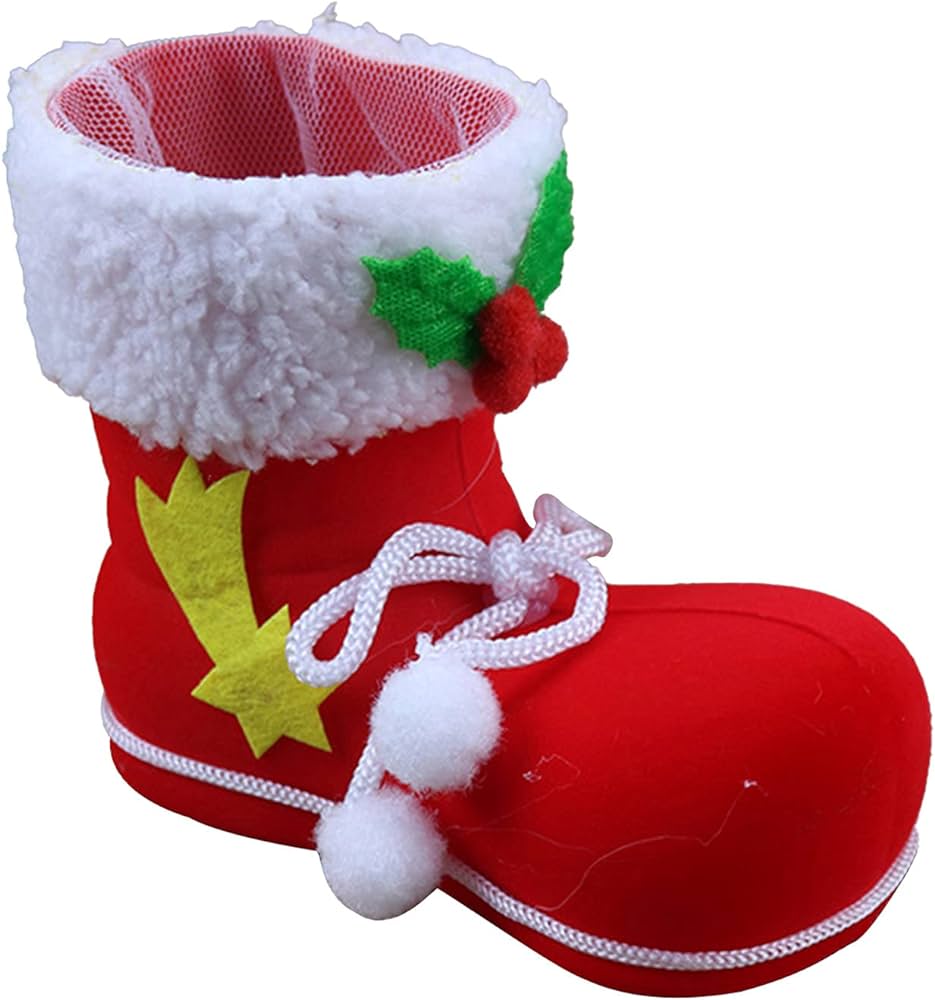 Christmas Decorations Boot Red - L
