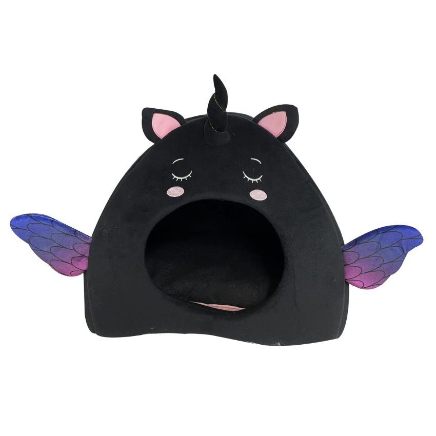 Croci Fright Halloween Dark Unicorn Bed 43X33X39cm
