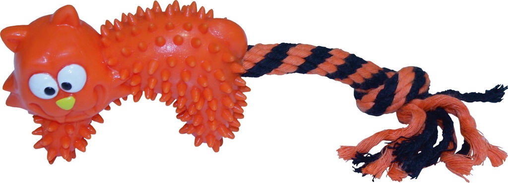 Croci Fright Halloween Scary Cat Rope Toy 25cm