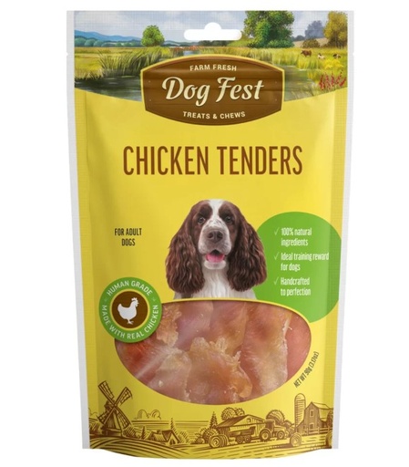 [6921499711205] Dog Fest Farm Fresh Chicken Tenders 90g
