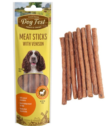 [6921959208955] Dog Fest Farm Fresh Meat Sticks with Vension 45g