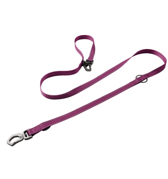 Dogness Challenger V-Shaped Multi-Functional Leash -  Purple M/L