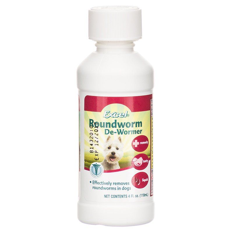 Excel Roundworm De Wormer For Dog 118ml