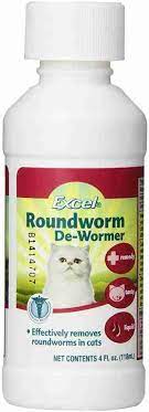 Excel Roundworm De-wormer Cat 118ml