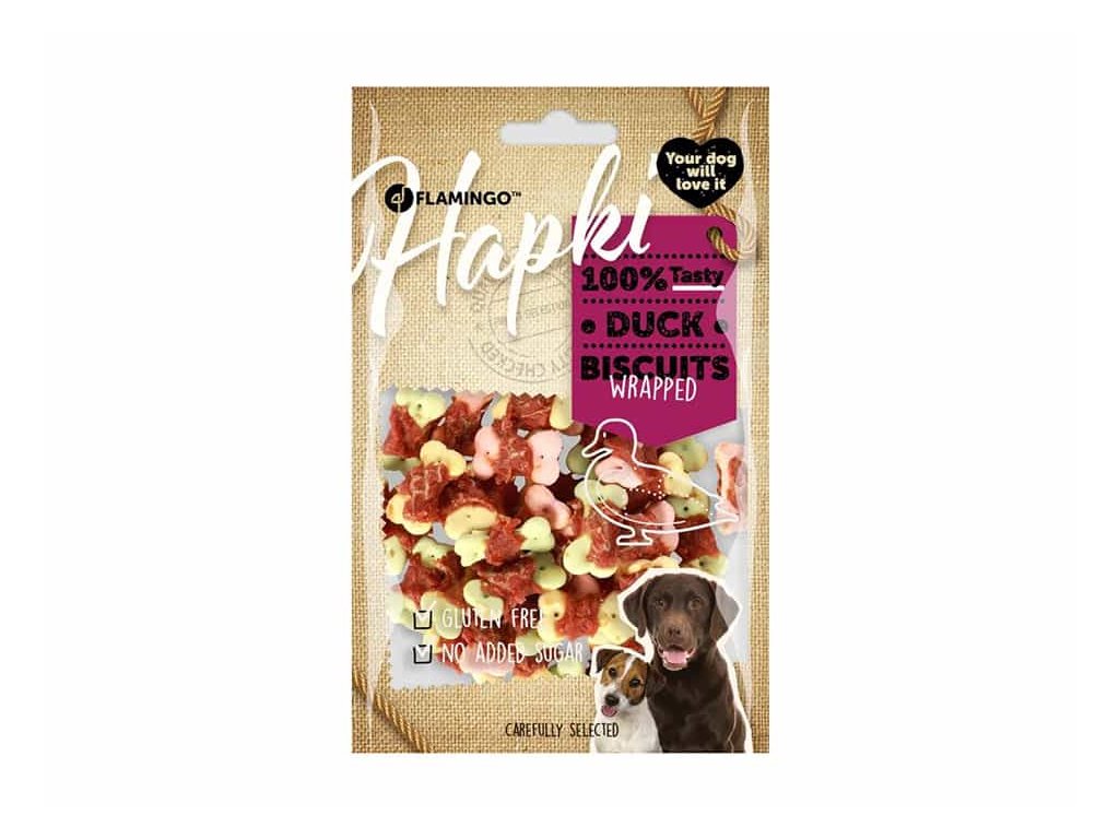 Flamingo Hapki Duck Biscuits 85g